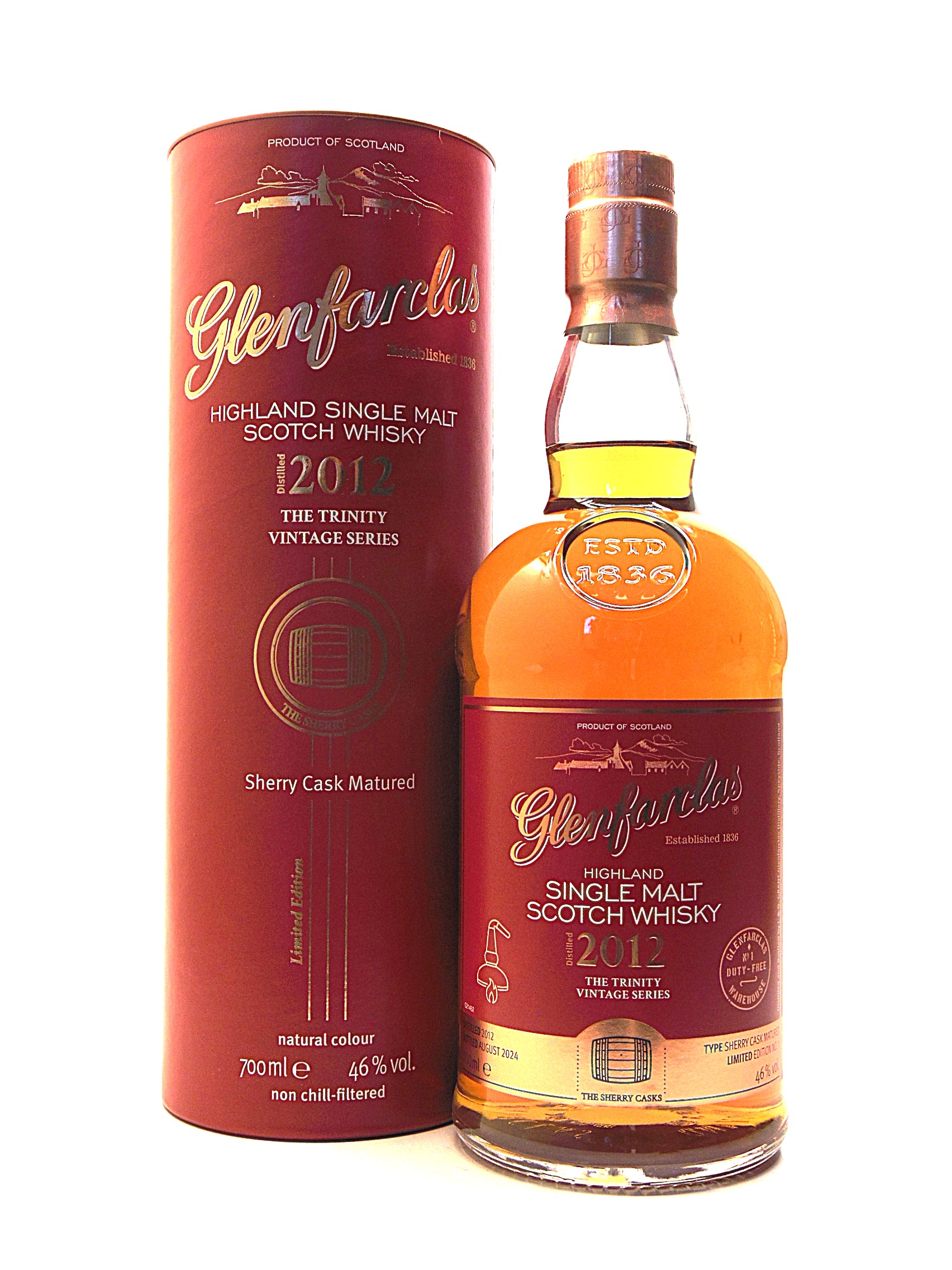 Glenfarclas · The Trinity Vintage Series No. 1 · The Sherry Casks · Vintage 2012